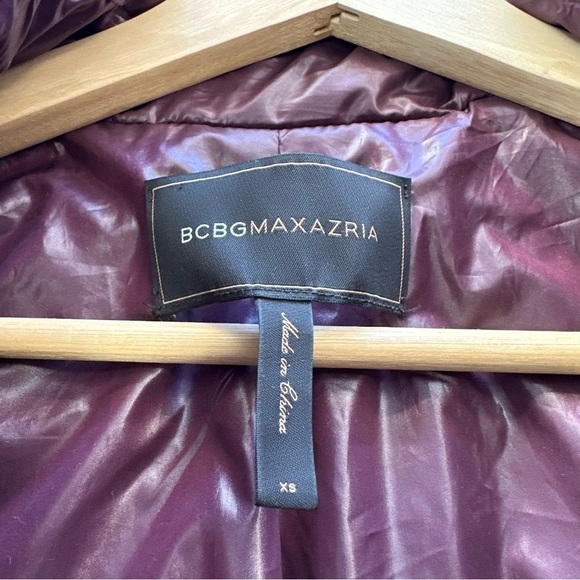 Bcbgmaxazria midi glossy jacket coat - Picture 8 of 11